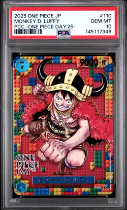 2025 ONE PIECE JPN PREMIUM COLLECTION ONE PIECE DAY'25 MONKEY D. LUFFY PSA 10 - Image 1