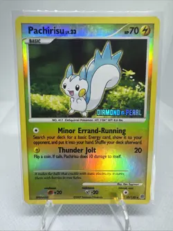 Pachirisu 35/130 Diamond & Pearl Reverse Holo Pokemon Card 2007 NM - Image 1