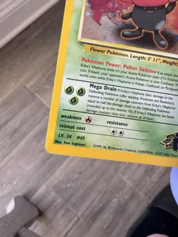 Erika's Vileplume 5/132 WOTC Gym Heroes Unlimited Rare Holo Pokemon Card MP/LP - Image 5