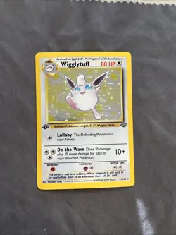 Pokemon TCG Wigglytuff Holo Rare Card 16/64 1st Edition Pokemon TCG Vintage Card - Image 1