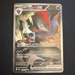 Pokemon TCG N's Zoroark EX Holo Card 185/159 Sv09: Journey Together - Image 1