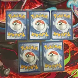 Pokemon 5 Trainer Card Lot Sacred Charm Switch Punk Helmet Glass Trumpet Iris - Image 2