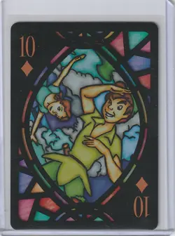 Peter Pan 2021 Tenyo Disney Stained Glass Playing Card #10 M15 - Image 1
