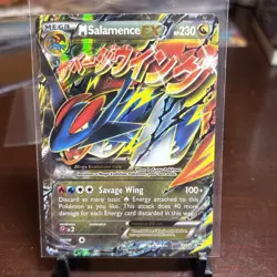 Pokemon TCG M Salamence EX Black Star Promo Holo Card XY171 Ultra Rare - Image 1