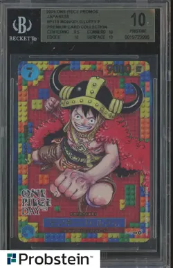 2025 One Piece Promos JPN P110 Monkey D. Luffy Premium Card BGS 10 PRISTINE - Image 1