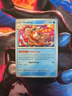 Seaking 021/131 - NM SV Prismatic Evolutions - Pokemon 2025 Uncommon TCG Card - Image 1