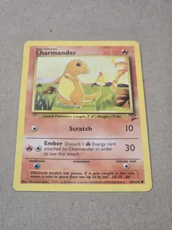 Pokemon Card WOTC TCG 1999 Vintage Base Set 2 Charmander - Image 1
