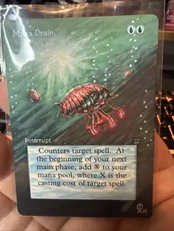 Mana Drain Legends Regular Altered By Artist - Image 1