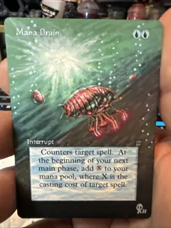 Mana Drain Legends Regular Altered By Artist - Image 3