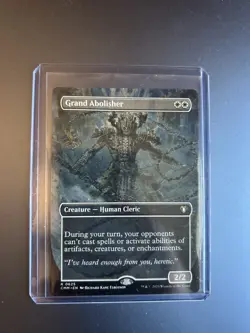 Grand Abolisher Commander Masters Creature Rare Regular White 0625 MTG NM foil - Image 1