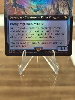 Hraesvelgr of the First Brood (Extended Art) #142 (Foil) Final Fantasy Free Ship - Image 3