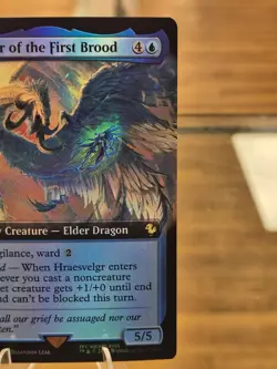 Hraesvelgr of the First Brood (Extended Art) #142 (Foil) Final Fantasy Free Ship - Image 4