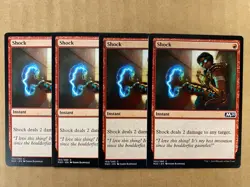 MTG 4x Shock # 160 Core Set 2020 M20 Pauper Magic the Gathering x4 NM - Image 1