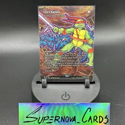 Leo's Katana MTG (Borderless) 0018 PZA Teenage Mutant Ninja Turtles - Image 1