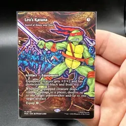 Leo's Katana MTG (Borderless) 0018 PZA Teenage Mutant Ninja Turtles - Image 2