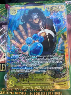 Bartholomew Kuma English SEC OP12-119 Legacy of the Master One Piece Card Game - Image 1
