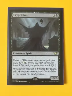 Magic: The Gathering Crypt Ghast Rare Black Creature Commander 2014 139/337 - Image 1