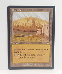 1x Dust Bowl Land 1999 Mercadian Masques MMQ 316/350 Regular Rare Magic MTG LP+ - Image 3