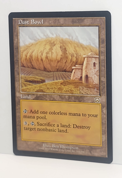 1x Dust Bowl Land 1999 Mercadian Masques MMQ 316/350 Regular Rare Magic MTG LP+ - Image 5