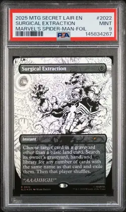 2025 MAGIC: THE GATHERING SECRET LAIR DROP #2022 SURGICAL EXTRACTION PSA 9 - Image 1