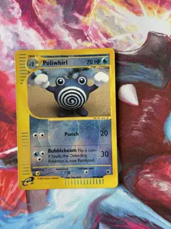 Pokemon Poliwhirl 089/165 Expedition Reverse Holo Uncommon 2002 70HP Card - Image 2