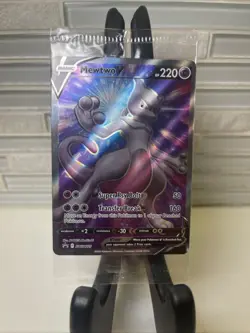 SEALED Mewtwo V SWSH229 Black Star Promo Full Art Holo Pokemon GO TCG 2022 - Image 1