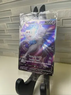 SEALED Mewtwo V SWSH229 Black Star Promo Full Art Holo Pokemon GO TCG 2022 - Image 3