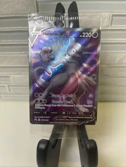SEALED Mewtwo V SWSH229 Black Star Promo Full Art Holo Pokemon GO TCG 2022 - Image 4