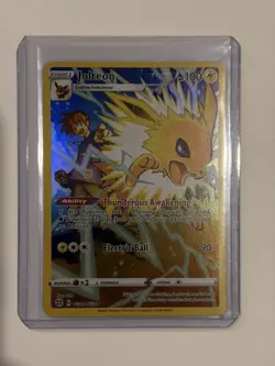 Pokemon Jolteon Sword & Shield Mfg: Brilliant Stars Tg04/Tg30 Holo Secret Rare - Image 1