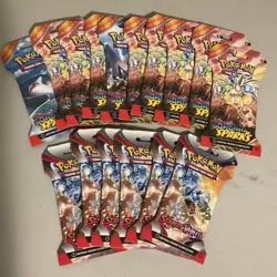 Pokemon Scarlet & Violet Base Pack x6 Surging Sparks Pack x10 - Image 1