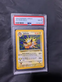 1999 Pokemon Jungle Holo Jolteon PSA 8 NM-MT - Image 1