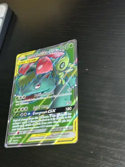 Pokemon Celebi & Venusaur GX Tag Team GX Ultra Rare Holo Full Art 159/181 270 HP - Image 2