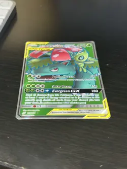 Pokemon Celebi & Venusaur GX Tag Team GX Ultra Rare Holo Full Art 159/181 270 HP - Image 3