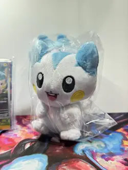 Pokemon Chinese SC Nuzzle Cheeks Plush Display Box Open Pachirisu *No Tins* - Image 2