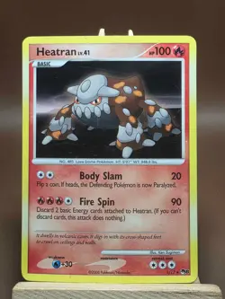 HP/DMG Pokemon TCG Heatran POP Series 8 1/17 Cosmos Holo - Image 1