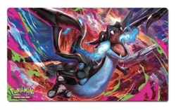 Pokemon Phantasmal Flames Charizard MEGA X UPC Play Mat Rubber Playmat - Image 1