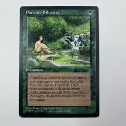 MTG Sylvan Paradise Paradiso Silvestre Legends Italian Magic TCG Card Ships Free - Image 1