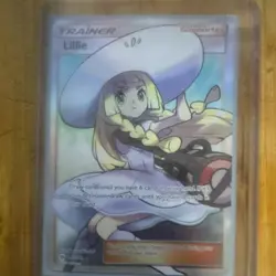 Pokemon Lillie Full Art Holo SM Base Set 147/149 English - Image 1