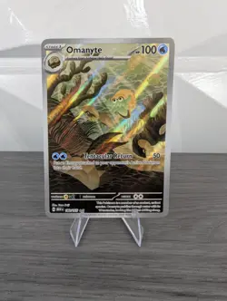 💧 Pokemon TCG — Omanyte Illustration Rare — SV 151 #180/165 — NM — English 💧 - Image 1