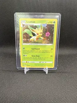 Pokemon TCG Leafeon SWSH191 Sword & Shield Promo Brilliant Stars 3-pack Blister - Image 1