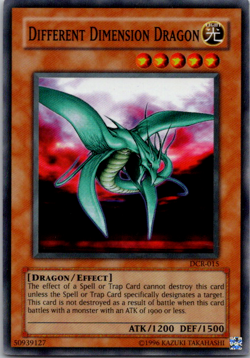 Different Dimension Dragon DCR-015 Super Rare Unl Original Print Light Played - Image 1