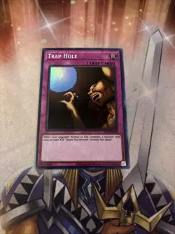 Trap Hole LOB-EN058 Super Rare 25th Anniversary Edition NM Yugioh - Image 1