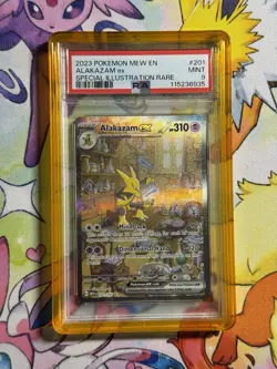 Pokemon Alakazam EX TCG Scarlet Violet-151 Holo Ultra Rare Card 188/165 PSA 9 - Image 1