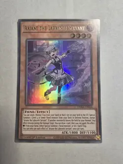 Yugioh Ariane the Labrynth Servant TAMA-EN016 Ultra Rare 1st Ed NM - Image 1