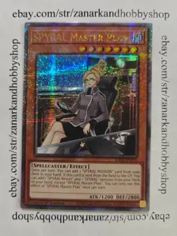 YuGiOh SPYRAL Master Plan RA04-EN276 Quarter Century Secret Rare - Image 1