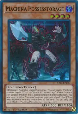 Machina Possesstorage - SR10-EN040 - Ultra Rare - 1st Edition Lightly Played Str - Image 1