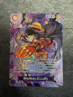 ONE PIECE OP-15 Adventure on KAMI's Island ST26-005 SP Monkey D. Luffy ENGLISH - Image 1