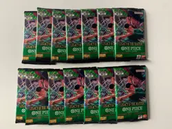 One Piece TCG OP-12 Legacy Of The Master Factory Sealed 14 Pack Unopened Lot #4 - Image 1
