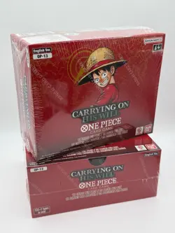 Lot of (2) One Piece TCG OP-13 Carrying On His Will Booster Boxes SEALED NEW - Image 1