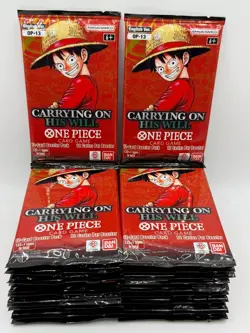 Lot of (20) One Piece TCG OP-13 Carrying On His Will Booster Packs SEALED EN - Image 1